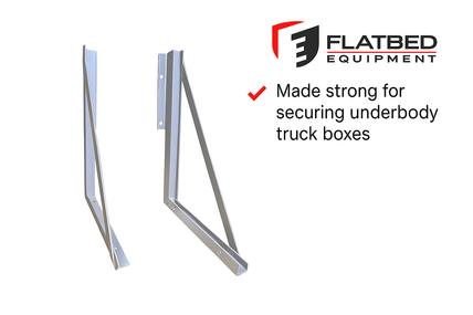 Toolbox Mounting Brackets 22" x 34" Steel Heavy Duty 2pc/pair