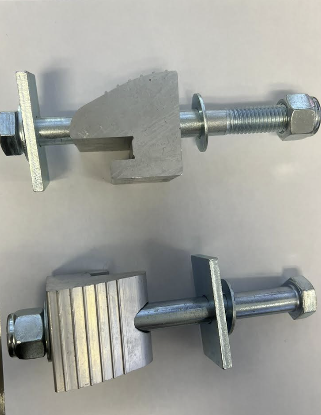 Mounting Brackets for Trailer Step Box 22" x 23" 2PCS/SET Including 4PCS No Drill Bolt