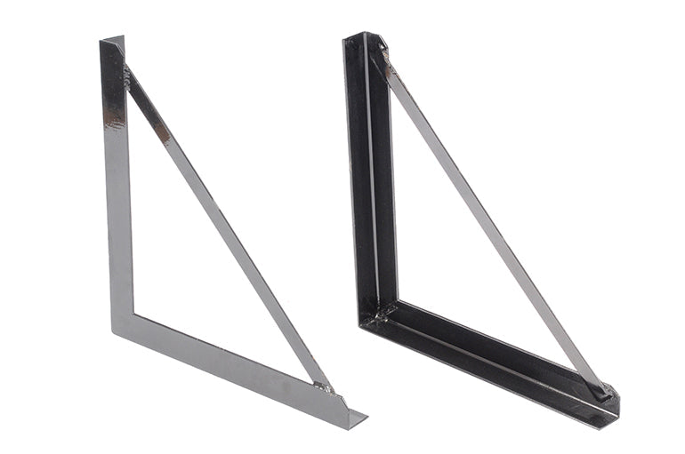 14''x24'' Tool box mounting brackets Black Powder Coated 6mm