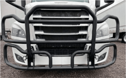 DEER GUARD EX- GUARD style BLACK POWDER COATING, 3MM Thickness - Flatbed Equipment Inc