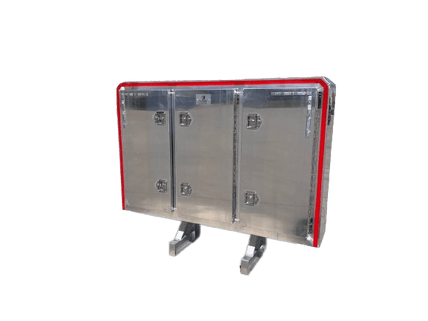 Headache Rack 68" x 80" Aluminum 3 Door Heavy Duty - Flatbed Equipment Inc