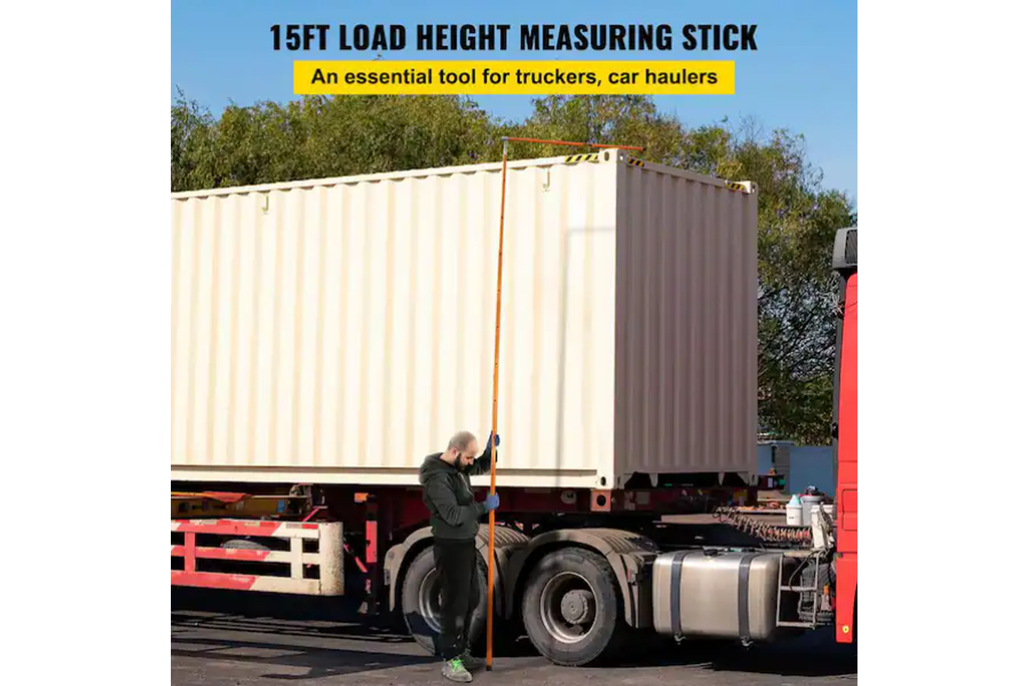 Measuring Stick 15 ft Heavy Duty