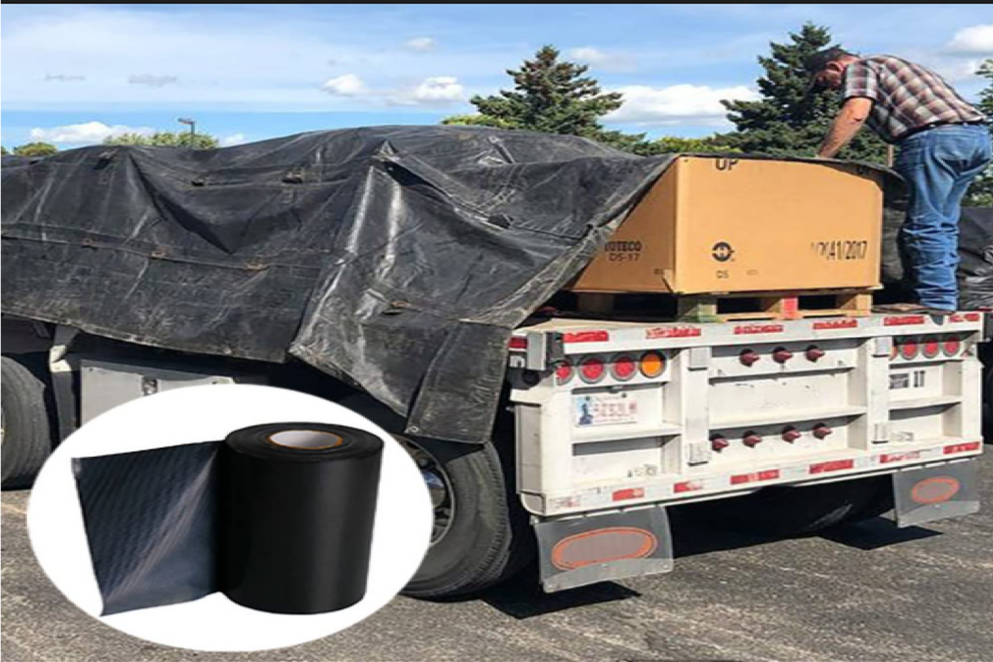 Tarp Repair Tape 6" x 50' Heavy Duty