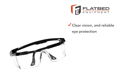 Safety Glasses Wrap Around Anti Scratch - Flatbed Equipment Inc
