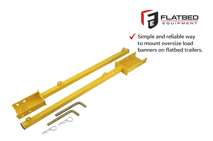 Stake Pocket Oversize Banner Bracket Heavy Duty - Flatbed Equipment Inc