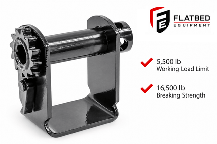 Trailer Winch - Standard Sliding C Track - Flatbed Equipment Inc