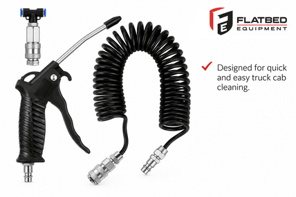 Truck Air Duster Gun with Air Hose - Flatbed Equipment Inc
