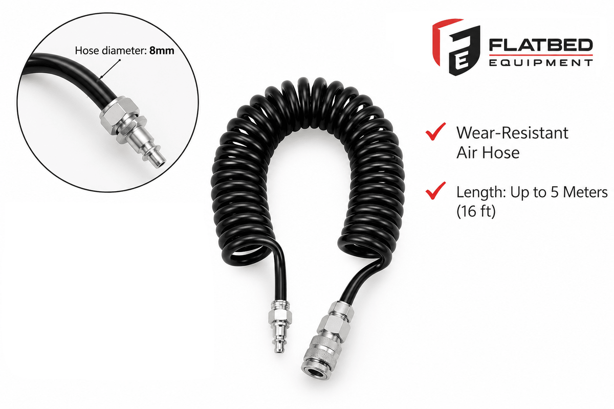 Truck Air Duster Gun with Air Hose - Flatbed Equipment Inc
