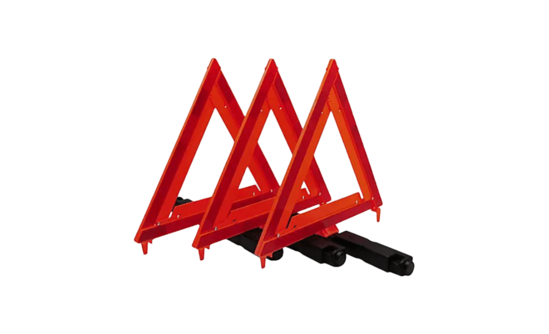 Warning Triangle 17" DOT Set of 3 - Flatbed Equipment Inc