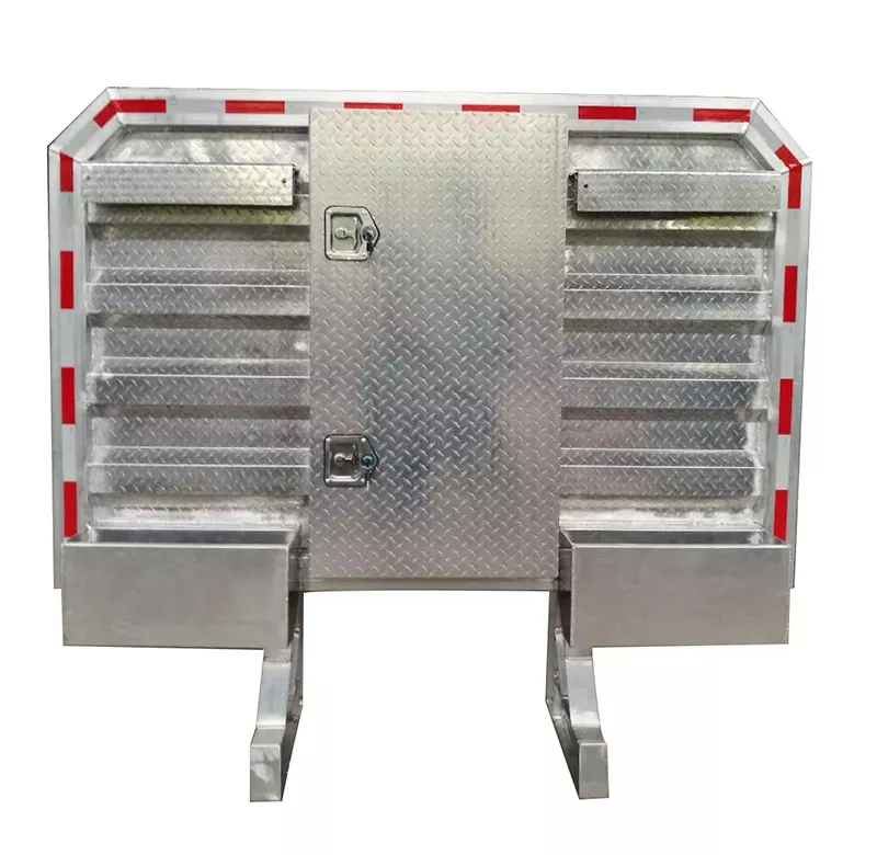 68'' X 80'' Semi Headache rack for truck Aluminum tool box