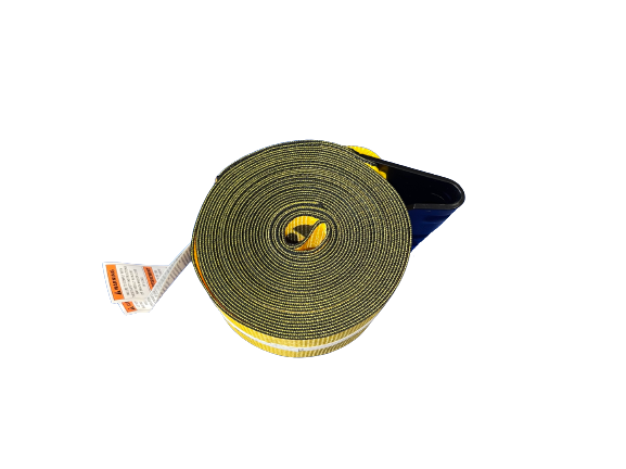 Kinedyne 4" x 30' Winch Strap w/ Flat Hook - photo