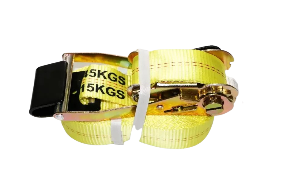 4'' x 30' Heavy Duty Ratchet Strap with Flat Hook