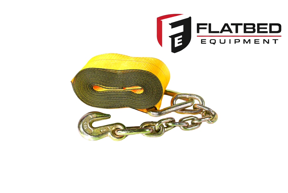 Ratchet Strap 4" x 40' Chain Anchor Heavy Duty