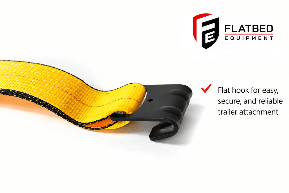 4” Flat Hook Ratchet – No Strap / Flatbed Cargo Tie Down - Flatbed Equipment Inc