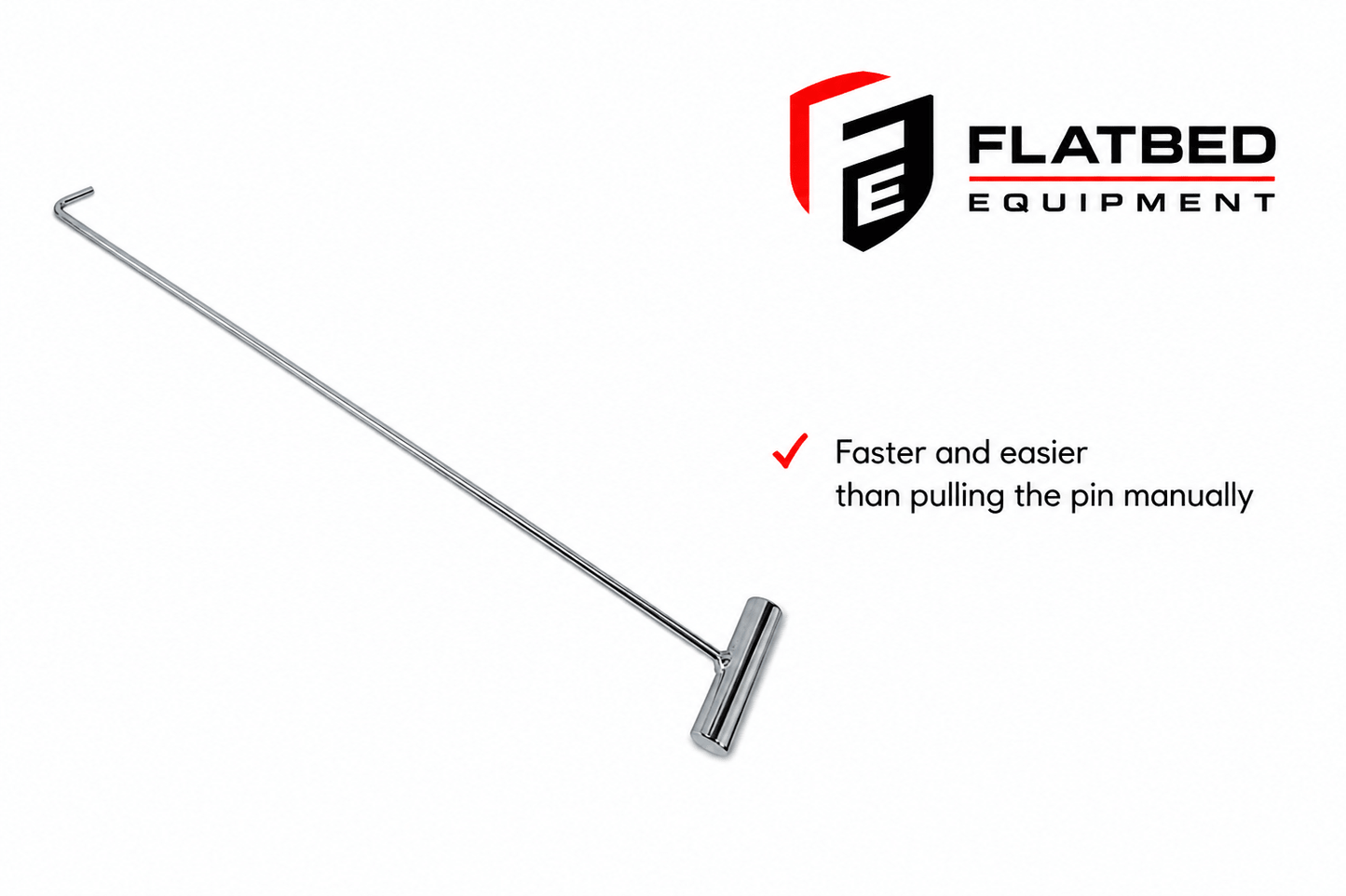 5th Wheel Pin Puller 35" Steel Heavy Duty - Flatbed Equipment Inc