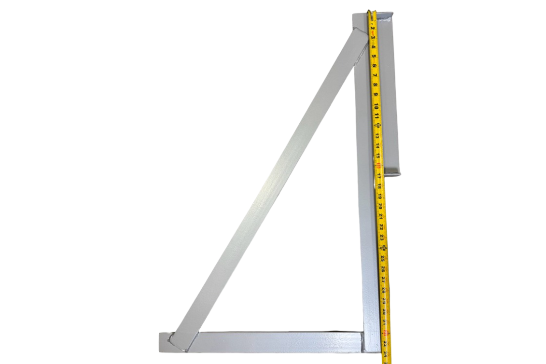 22"x34" - 17" Toolbox mounting brackets Silver color 2pcs/pair