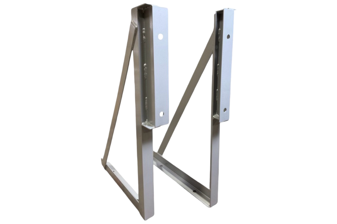 22"x34" - 17" Toolbox mounting brackets Silver color 2pcs/pair