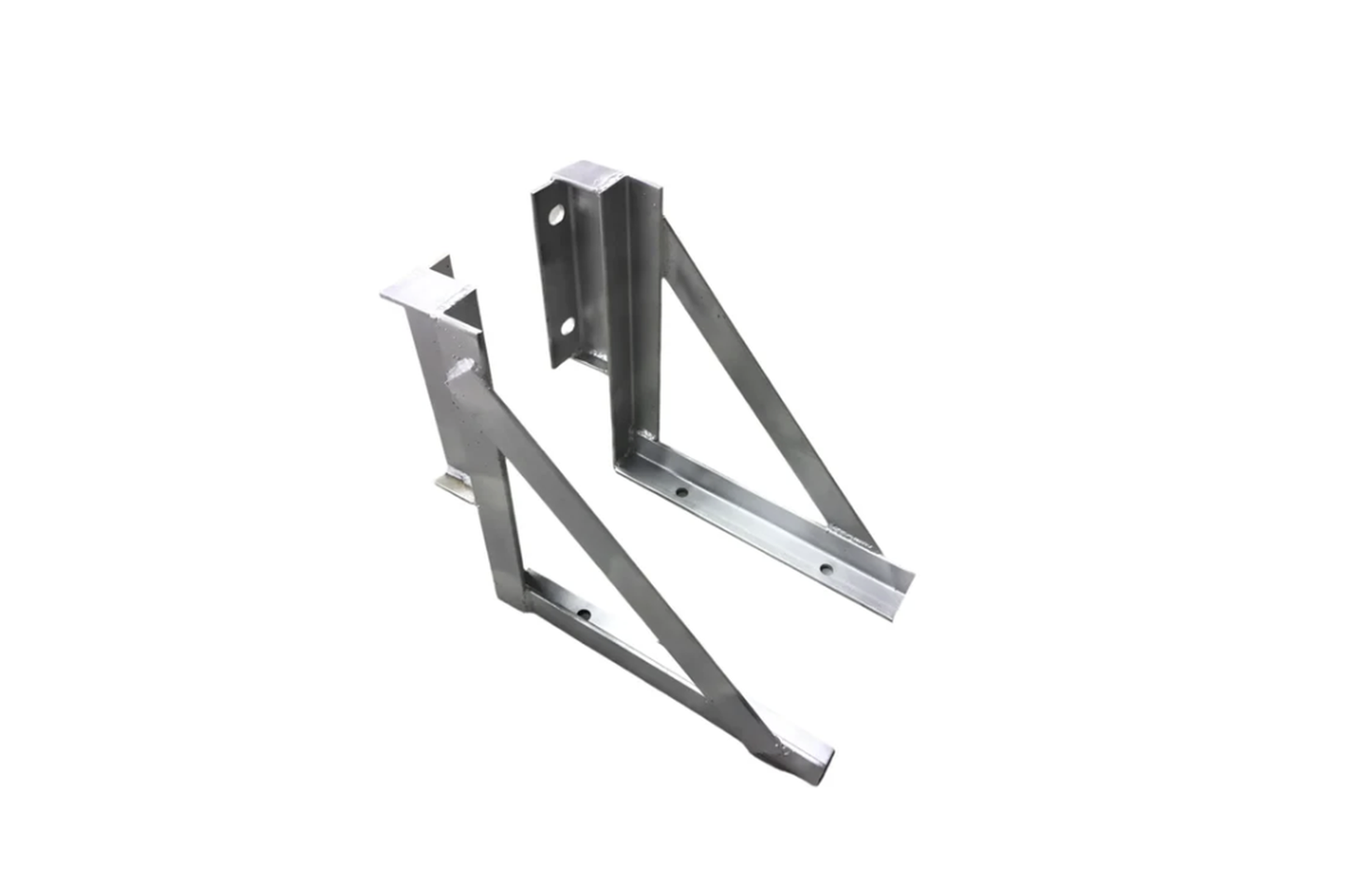 22"x34" - 17" Toolbox mounting brackets Silver color 2pcs/pair