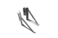 22"x34" - 17" Toolbox mounting brackets Silver color 2pcs/pair