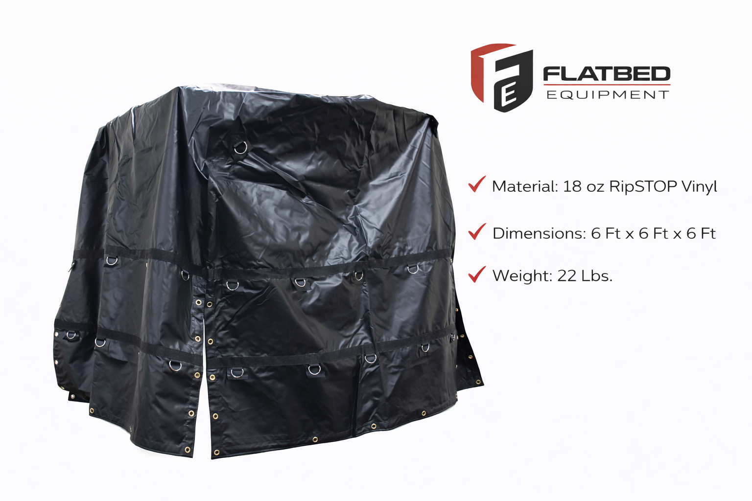 Coil Tarp 6' x 6' x 6'