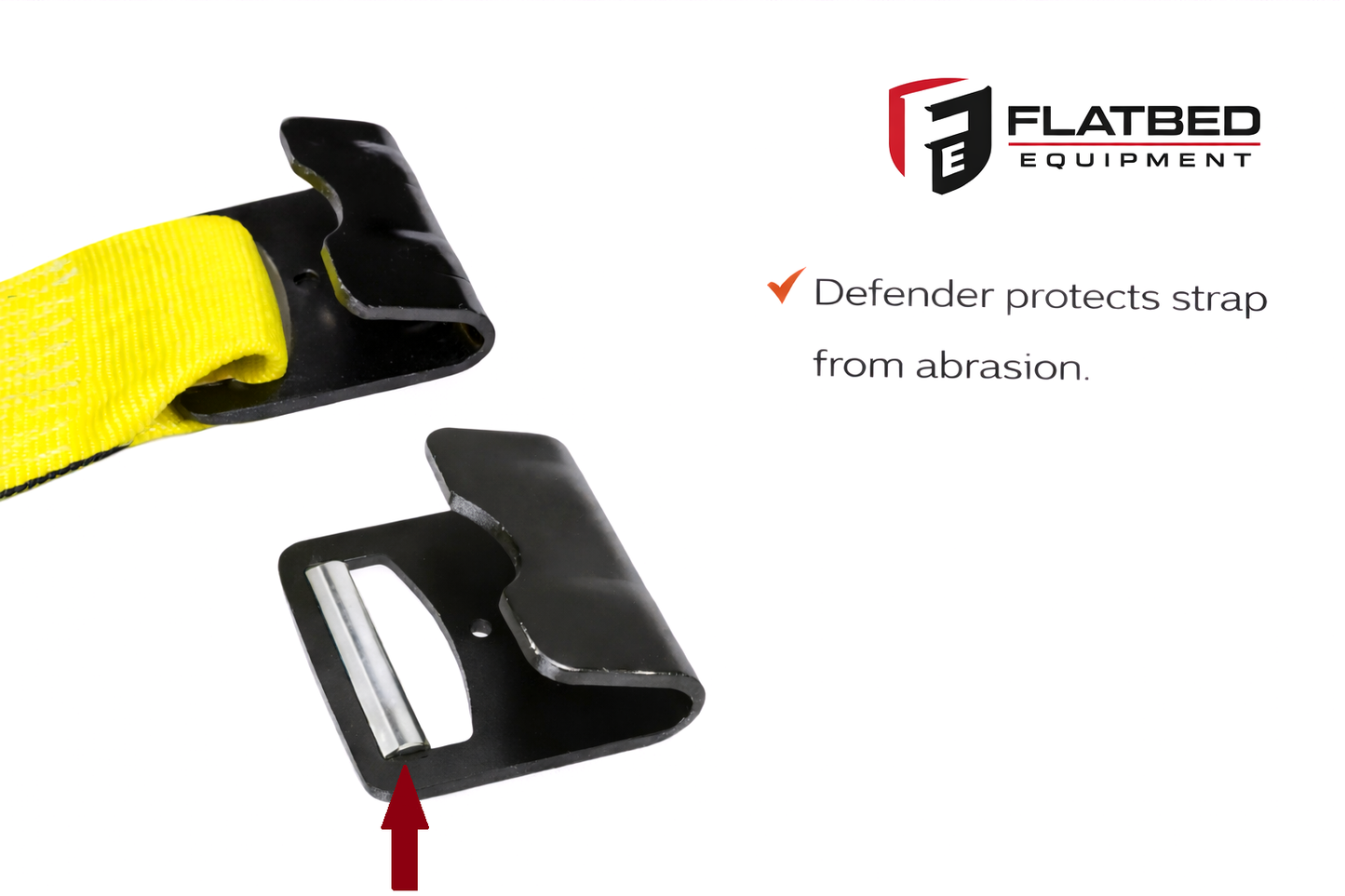 Ratchet Strap 2" x 30' Flat Hook Heavy Duty