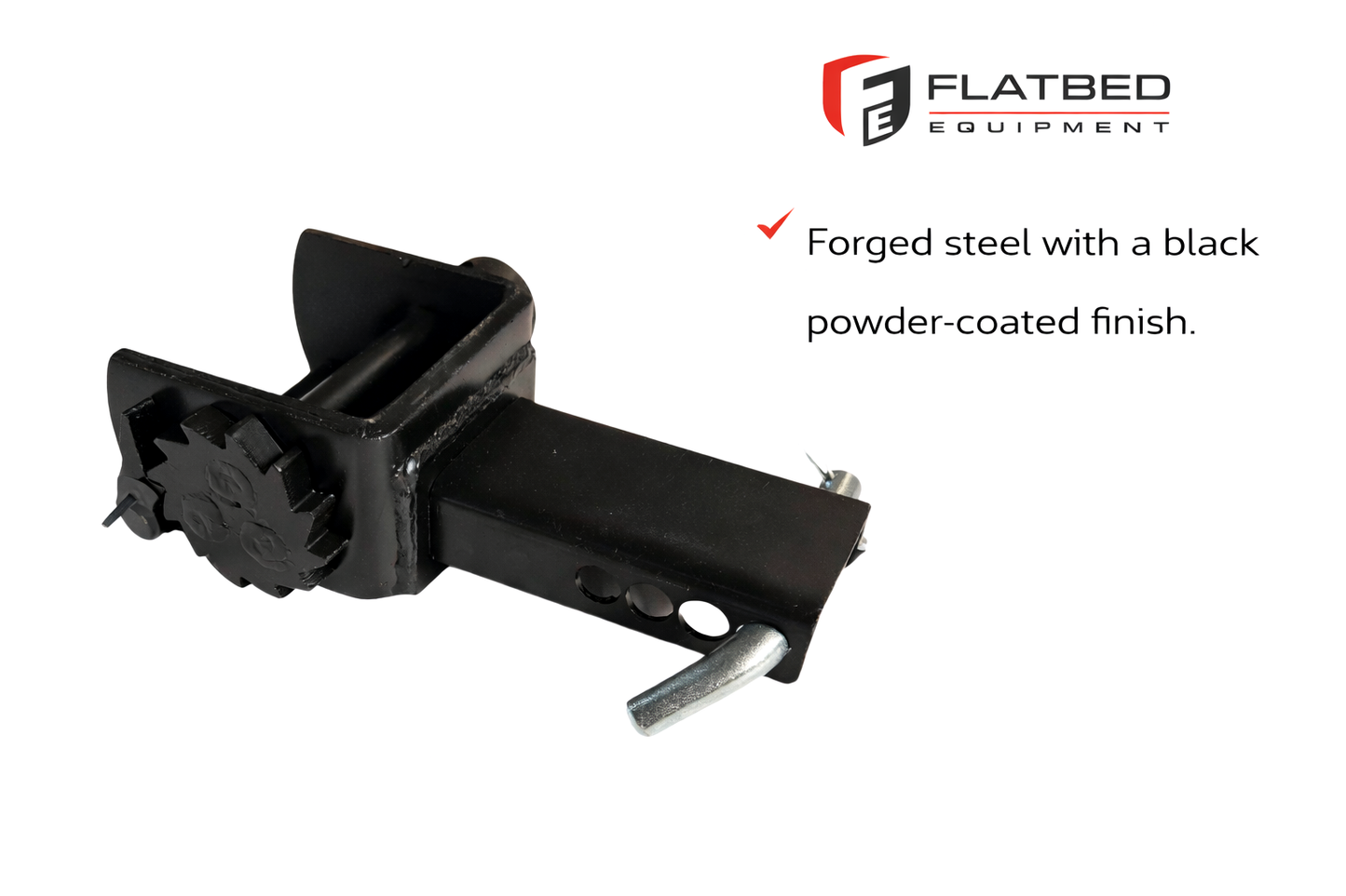 Stake Pocket Winch Black Heavy Duty