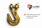 Pin and cotter pin for standard 3/8” Grade 70 clevis hooks