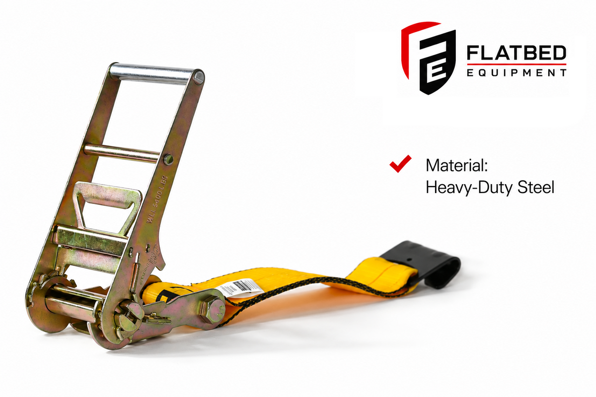 4” Flat Hook Ratchet – No Strap / Flatbed Cargo Tie Down