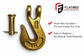 Pin and cotter pin for standard 3/8” Grade 70 clevis hooks