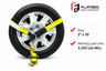 2"x10' Side Mount Wheel Net with Ratchet & Swivel J Hook