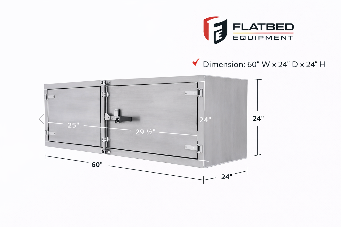 24''x24''x60''Tool box with brackets, with locks, with hinges with Plates
