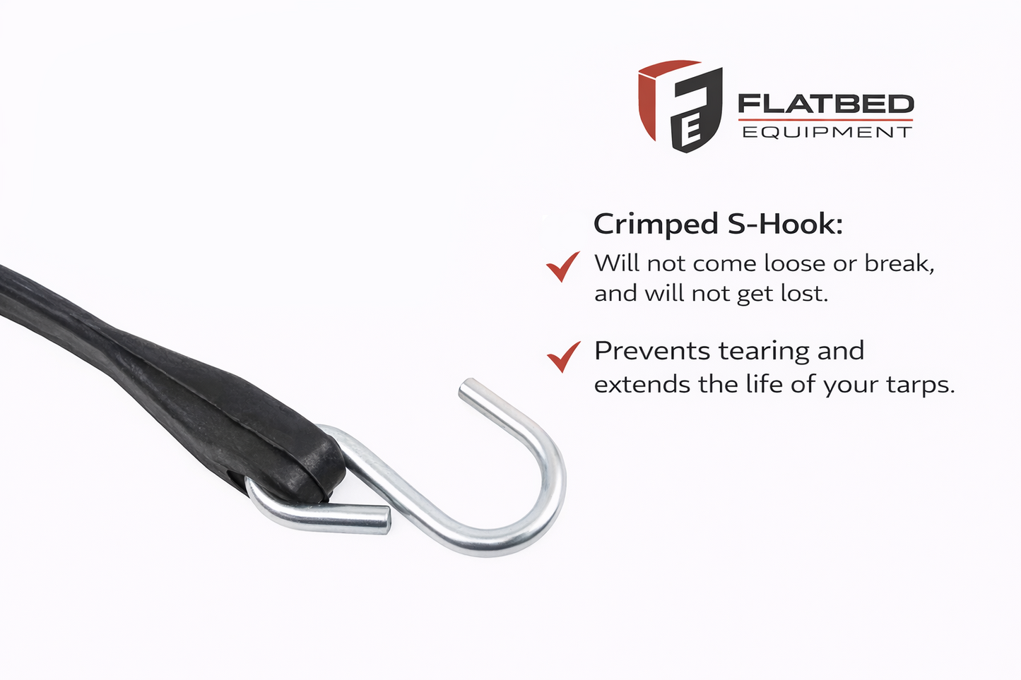 Rubber Tarp Bungee 31" Heavy Duty