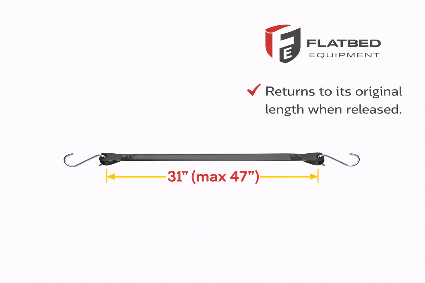 Rubber Tarp Bungee 31" Heavy Duty