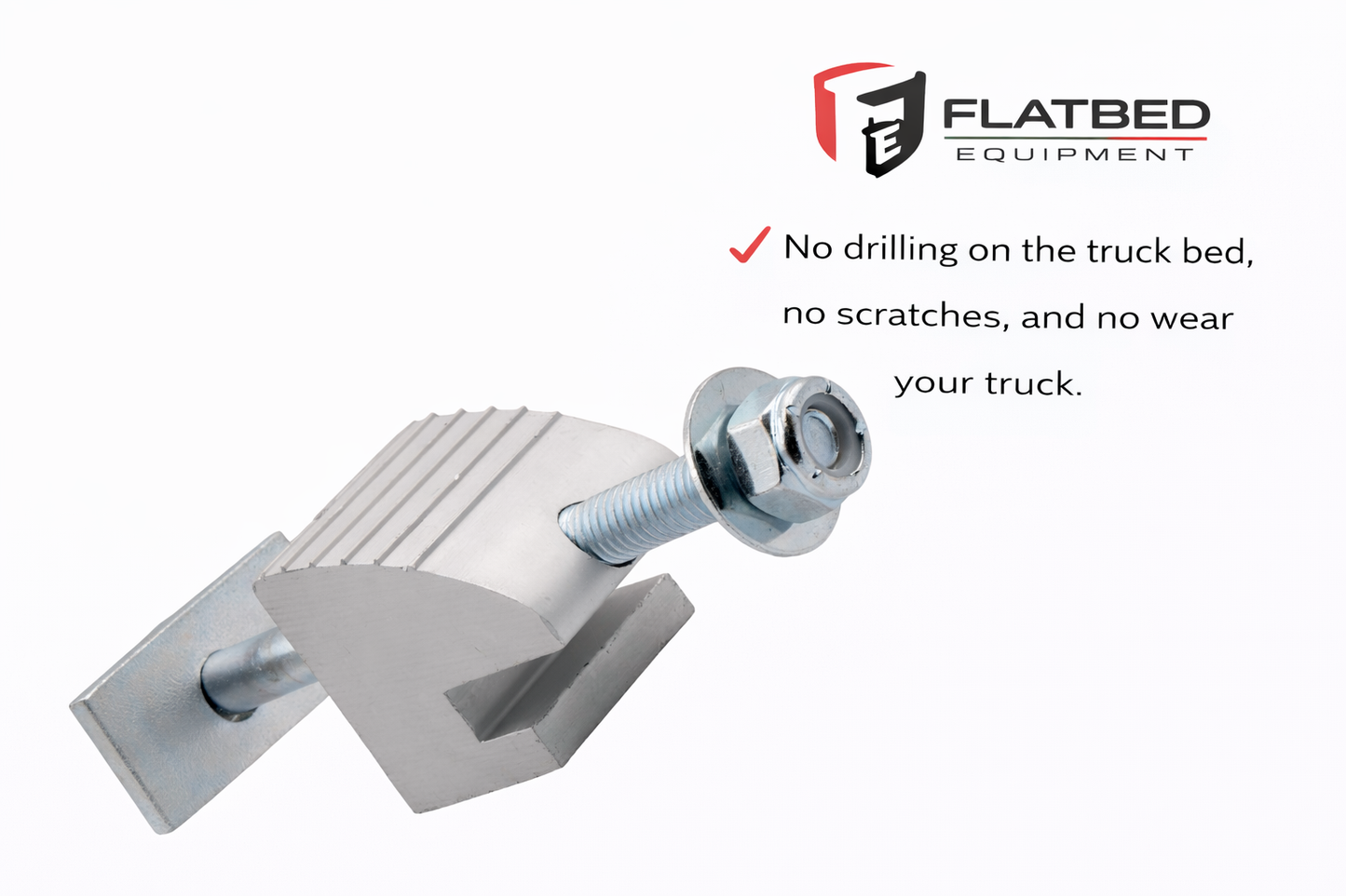 Mounting Brackets for Trailer Step Box 22" x 23" 2PCS/SET Including 4PCS No Drill Bolt