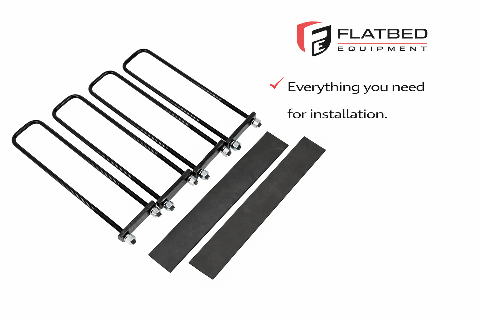 4 PCS U-Bolts Cab Rack Install Kit