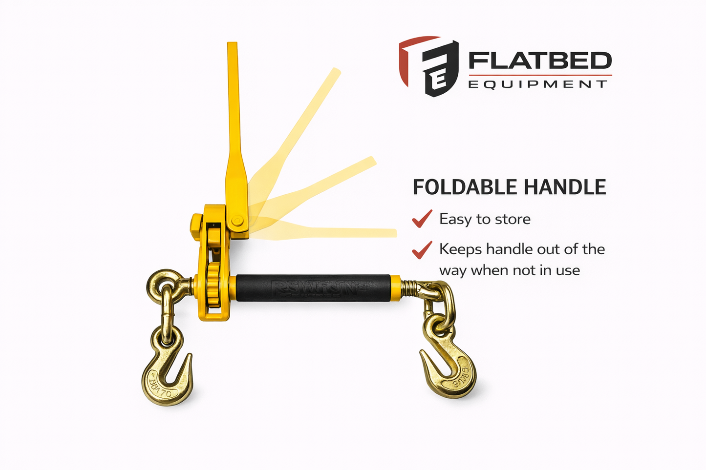 Folding Handle Quick Binder Plus Ratchet Binder 5/16''-3/8''