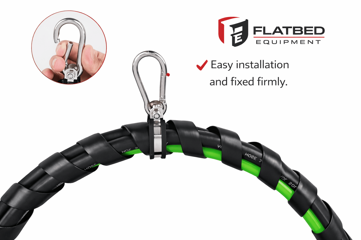 ABS Air Line 3/8" 15 ft Heavy Duty - Flatbed Equipment Inc