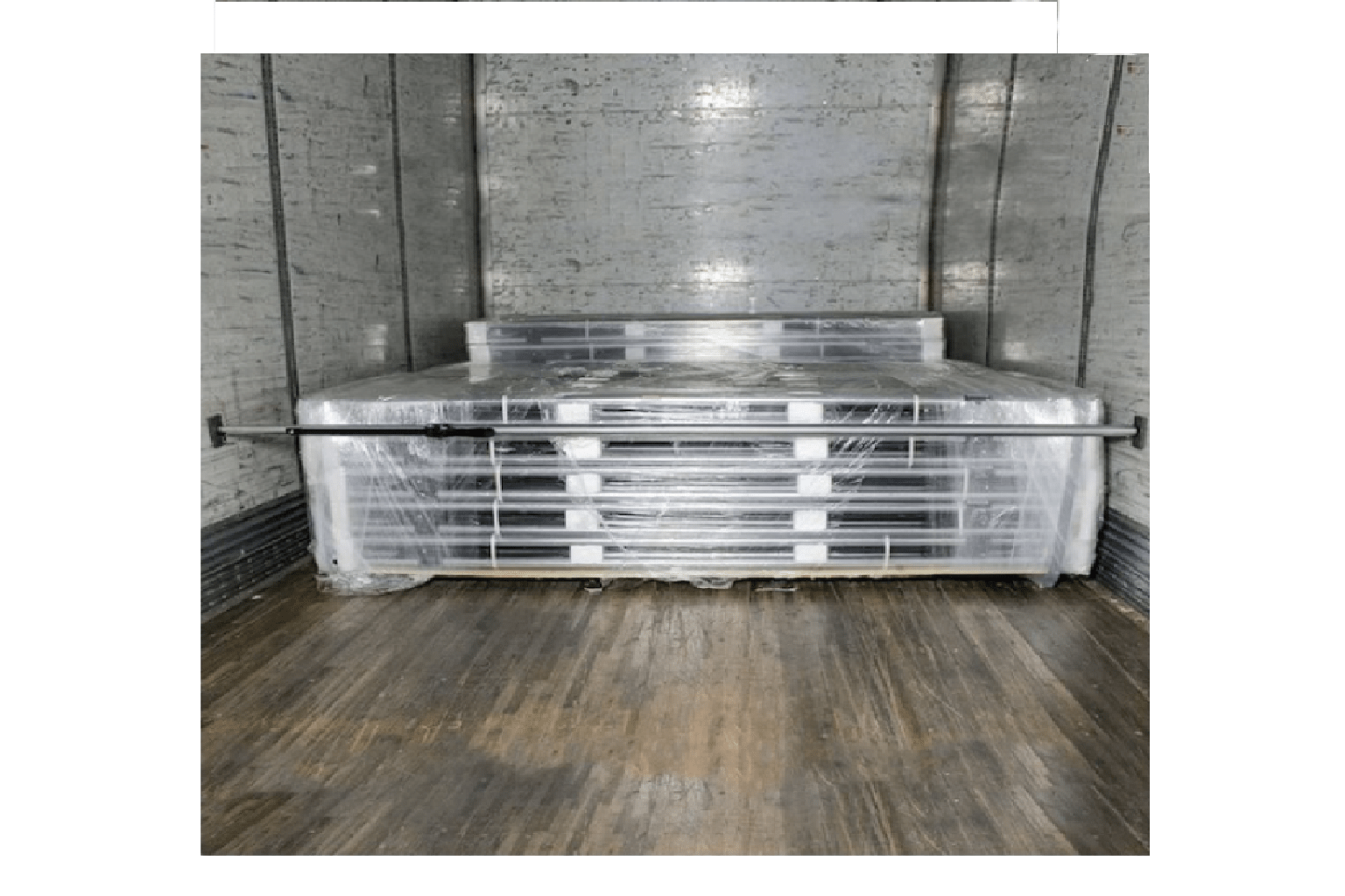 Aluminum Cargo Bar 89"–104" Adjustable Heavy Duty 38mm - Flatbed Equipment Inc