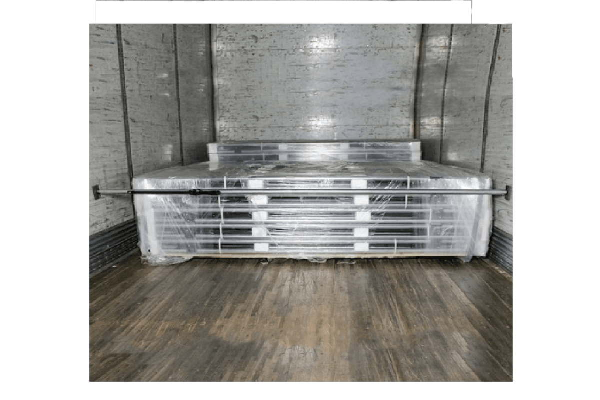 Steel  Cargo Bar 89"–104" Adjustable Heavy Duty 38mm