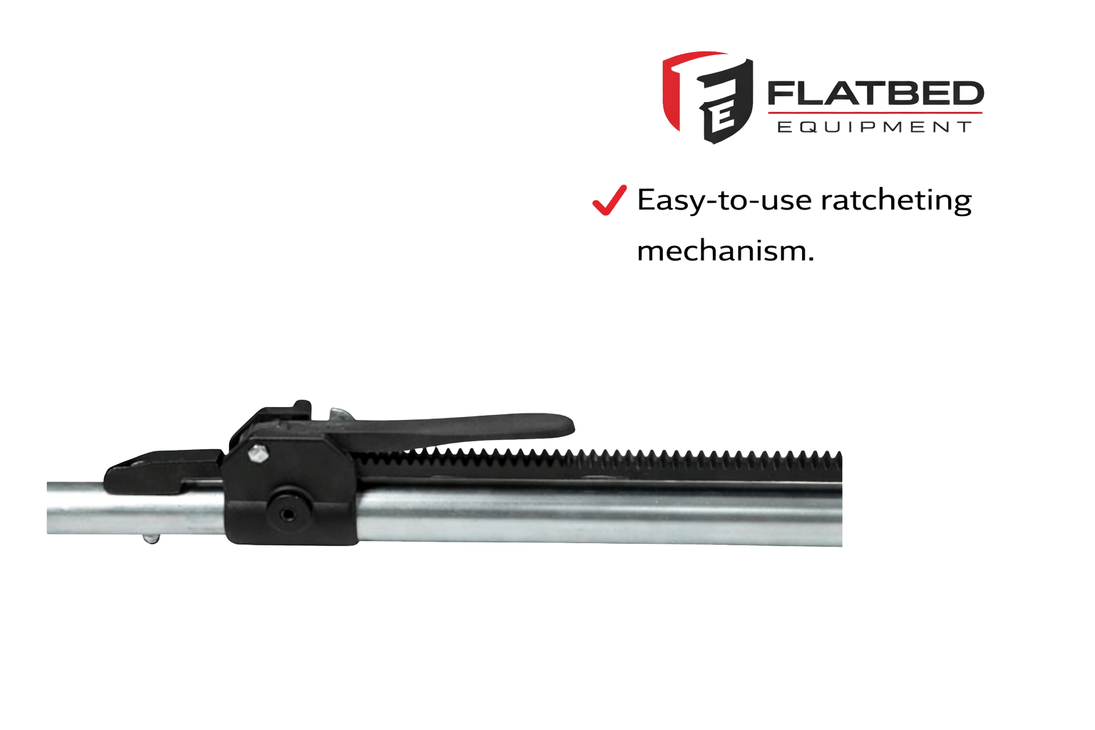 Aluminum Cargo Bar 89"–104" Adjustable Heavy Duty 38mm - Flatbed Equipment Inc