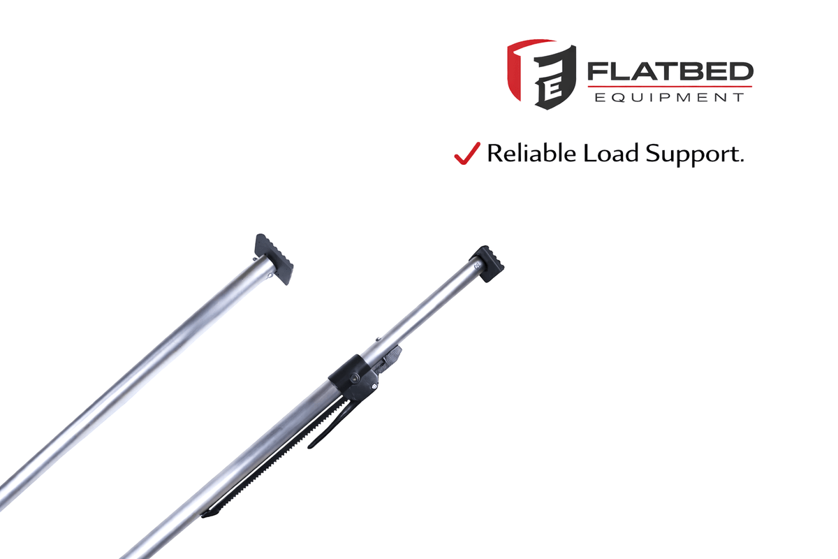 Steel  Cargo Bar 89"–104" Adjustable Heavy Duty 38mm