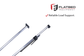 Steel  Cargo Bar 89"–104" Adjustable Heavy Duty 38mm