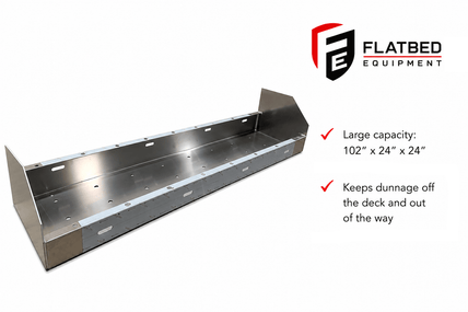 Aluminum Dunnage Rack 102" x 24" x 24" Heavy Duty - Flatbed Equipment Inc