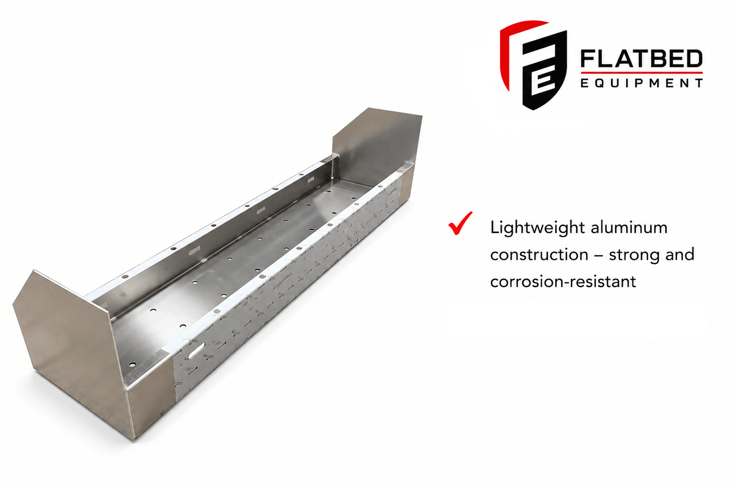 Aluminum Dunnage Rack 102" x 24" x 24" Heavy Duty - Flatbed Equipment Inc