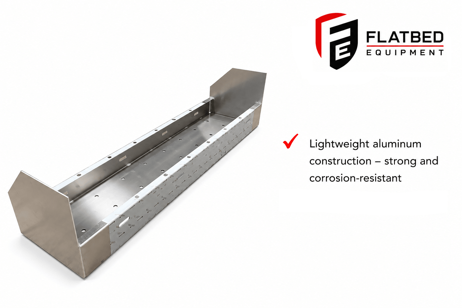 Aluminum Dunnage Rack 102" x 24" x 24" Heavy Duty - Flatbed Equipment Inc