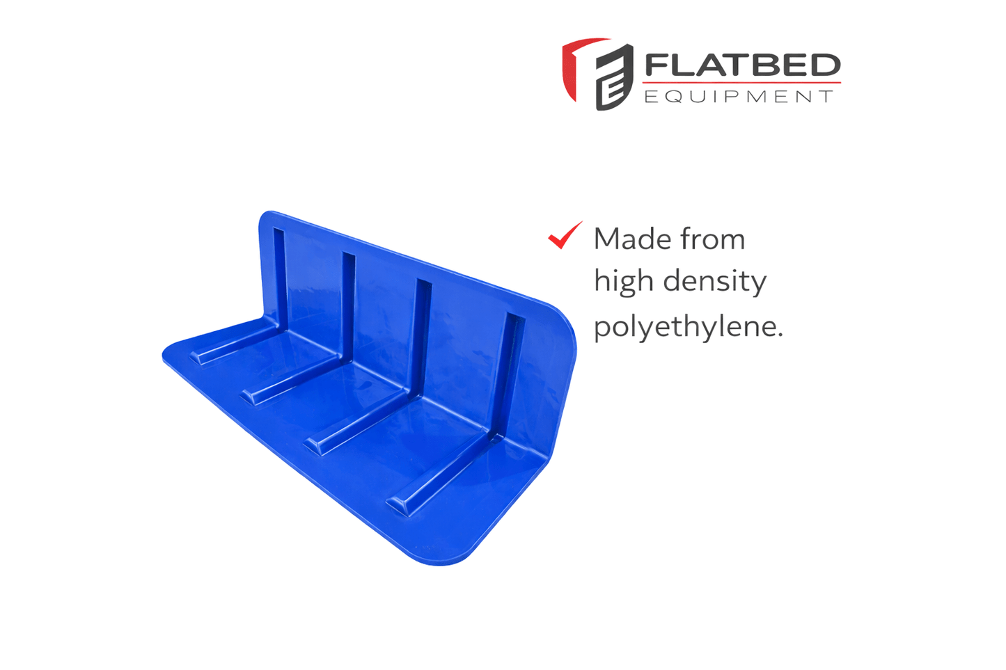 Blue Corner Protector V Edge Guard 8" x 8" x 24" Heavy Duty - Flatbed Equipment Inc