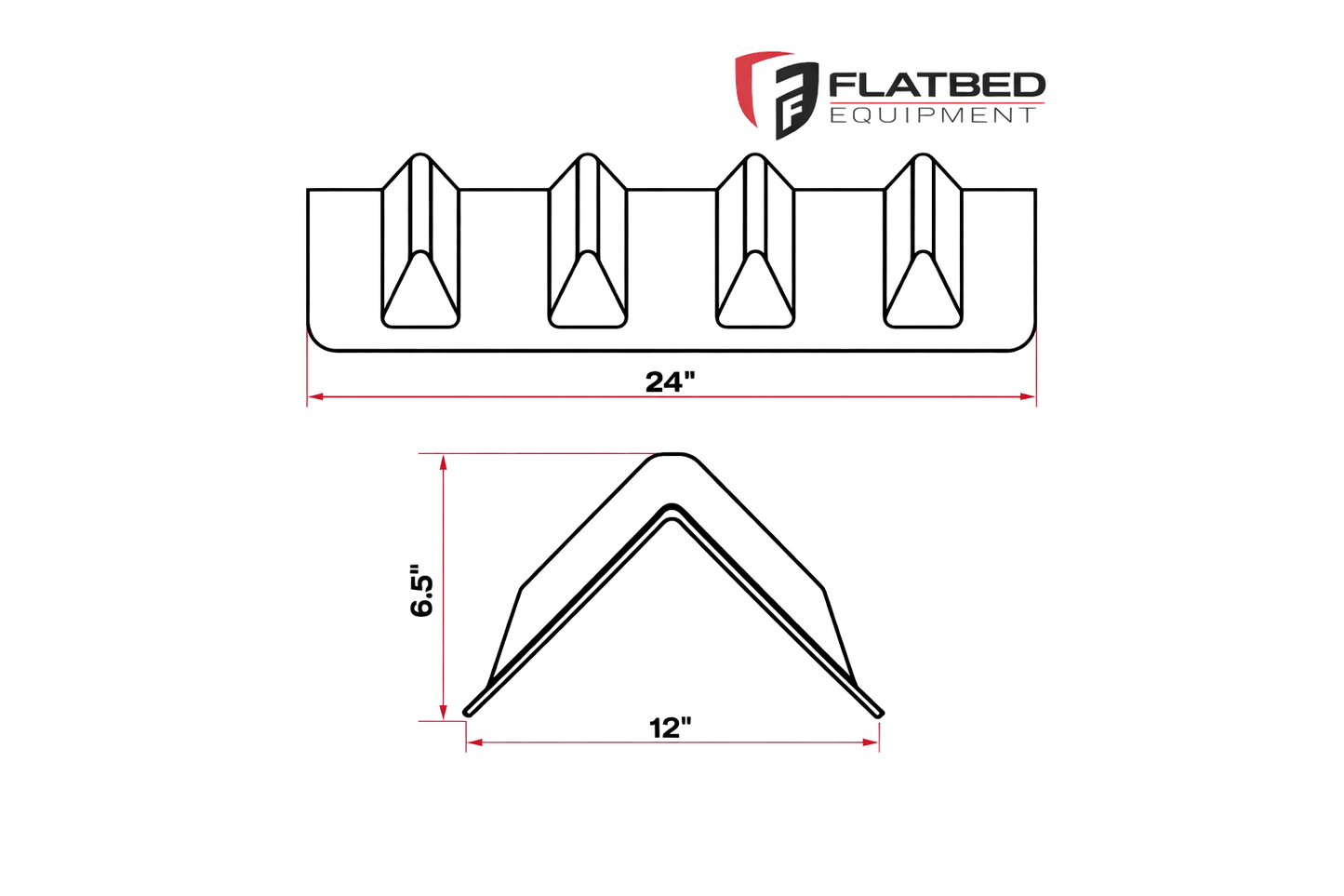 Blue Corner Protector V Edge Guard 8" x 8" x 24" Heavy Duty - Flatbed Equipment Inc
