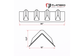 Corner Protector V Shaped 36 In