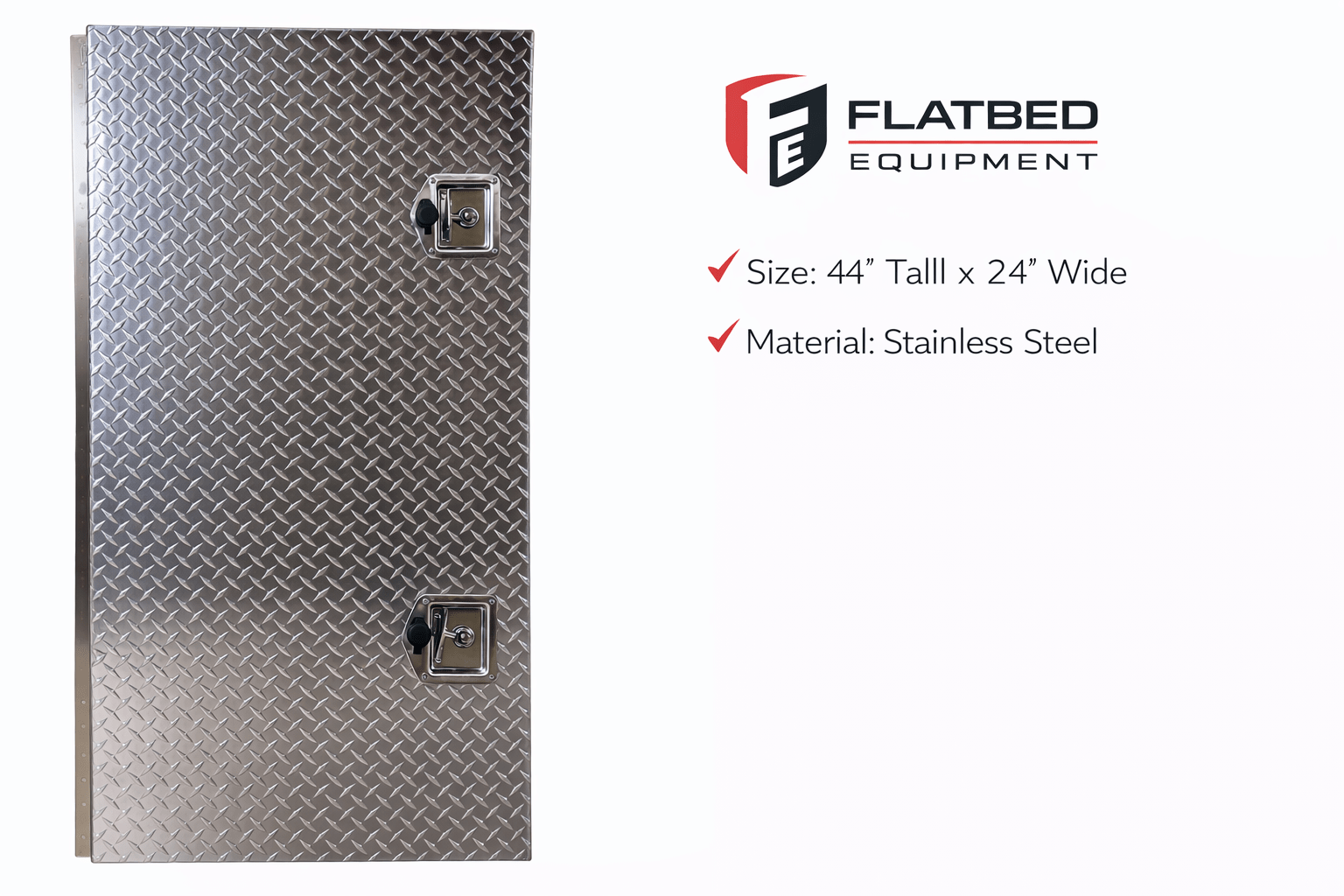 Cab Rack Replacement Door w/ Locks Heavy Duty - Flatbed Equipment Inc