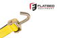 Car Wheel Strap 2" x 12' Swivel J Hook Heavy Duty - Flatbed Equipment Inc